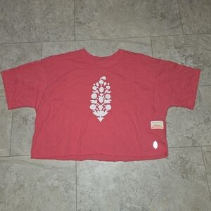 FP Movement by Free People Hibiscus Oversized Graphic Crop Top